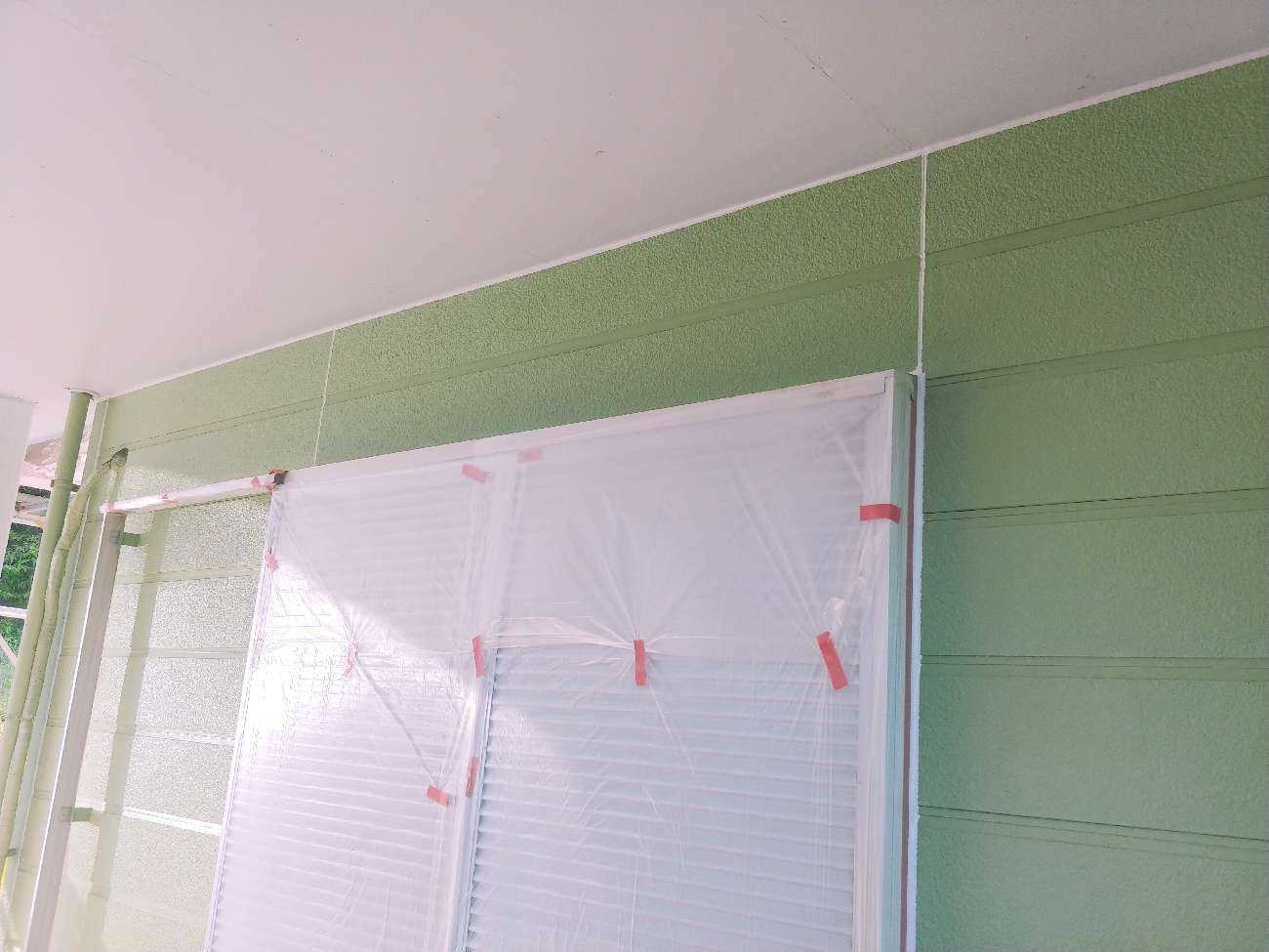 シーリング施工が完了した写真